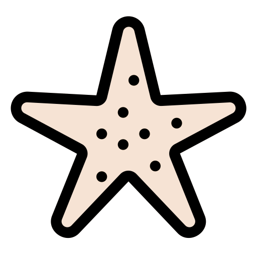 海の星 Generic Outline Color icon