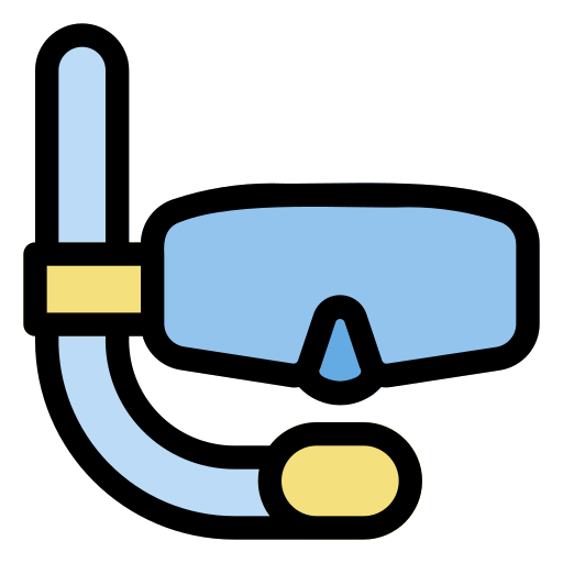 tauchermaske Generic Outline Color icon