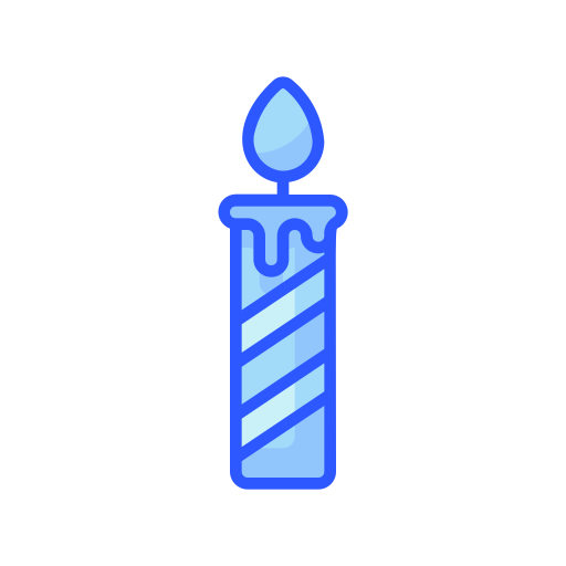Свеча на день рождения Generic Blue иконка