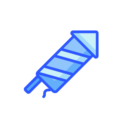 vuurwerk Generic Blue icoon