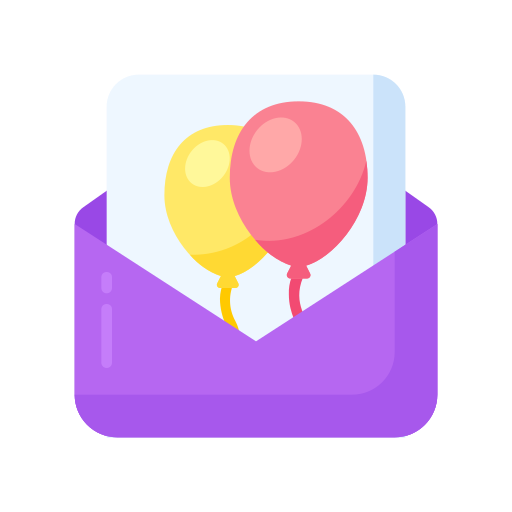 誕生日の招待状 Generic Flat icon