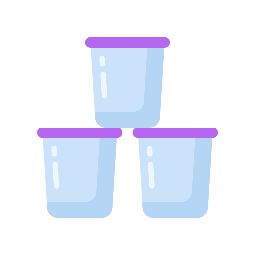 vaso de plástico Generic Flat icono