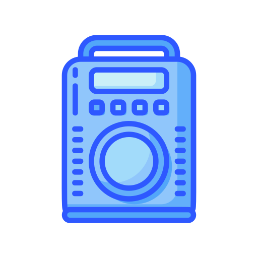 Portable speaker Generic Blue icon