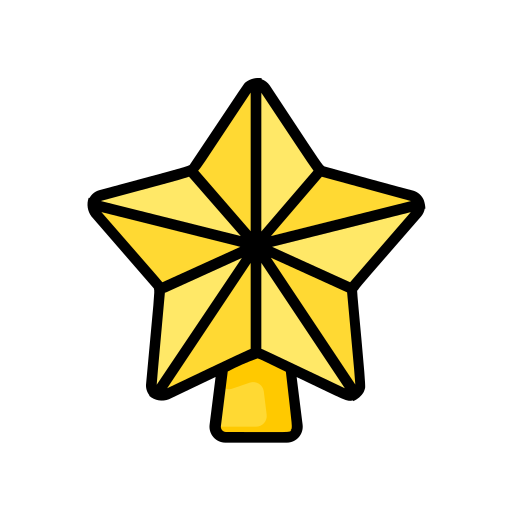 estrella Generic Outline Color icono