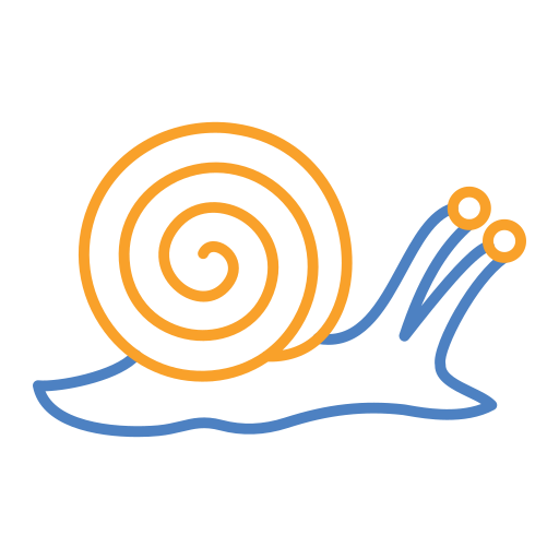 Snail Generic Outline Color icon