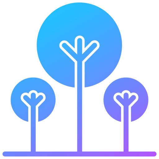 arbre Generic Flat Gradient Icône