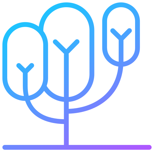 Árbol Generic Gradient icono