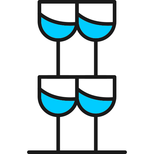 vasos Generic Outline Color icono