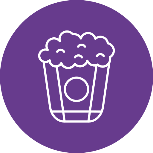 popcorn Generic Flat icoon