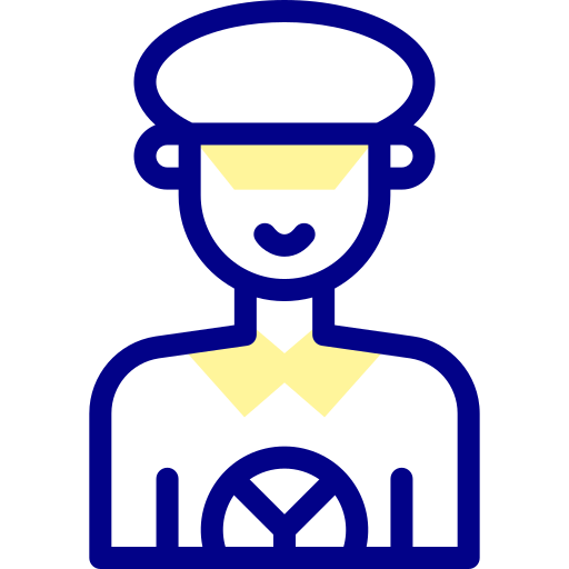 taxifahrer Detailed Mixed Lineal color icon