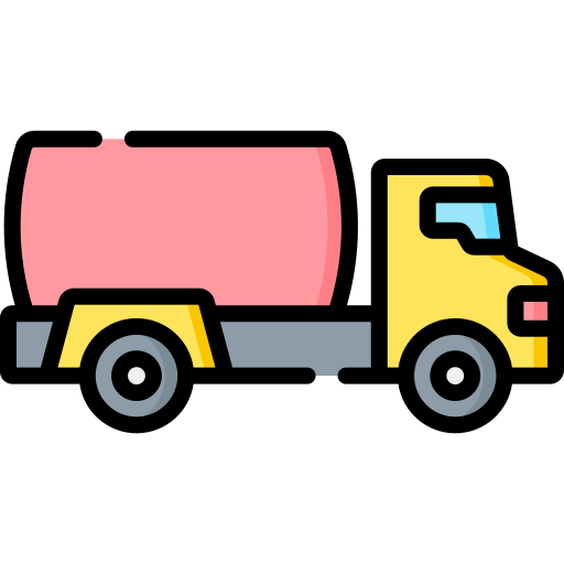 Нефтяной грузовик Special Lineal color иконка