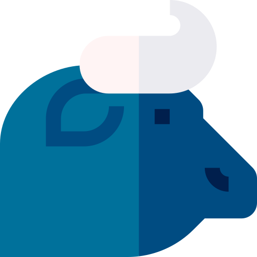 Bull Basic Straight Flat icon