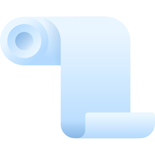 ロール紙 3D Color icon