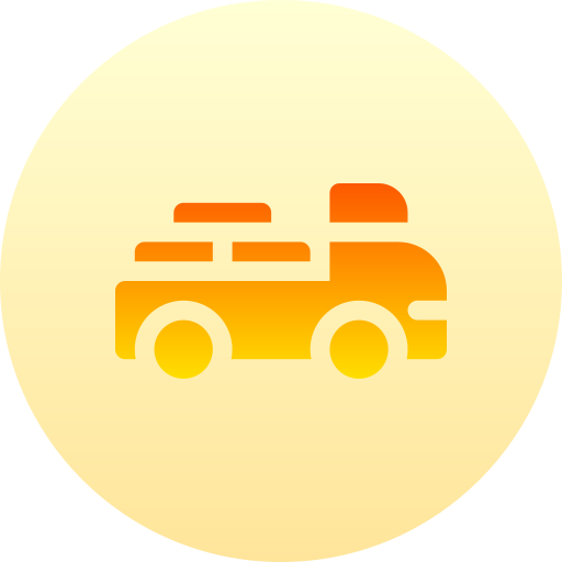 consegna logistica Basic Gradient Circular icona