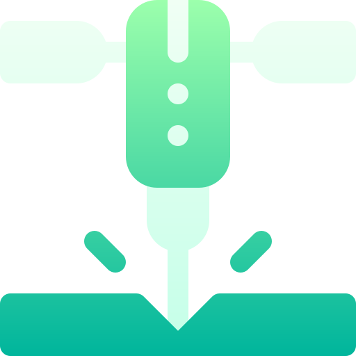 presslufthammer Basic Gradient Gradient icon