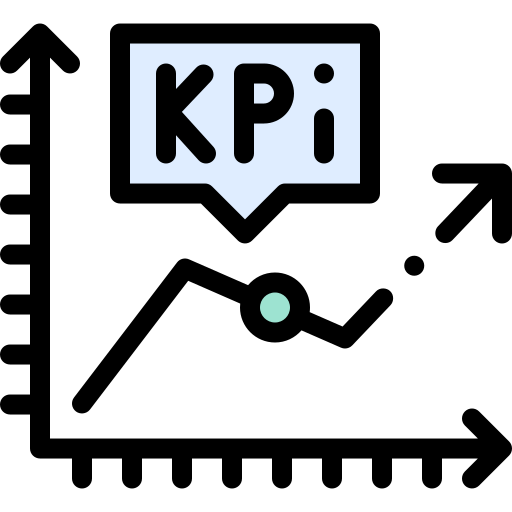 kpi Detailed Rounded Lineal color icon
