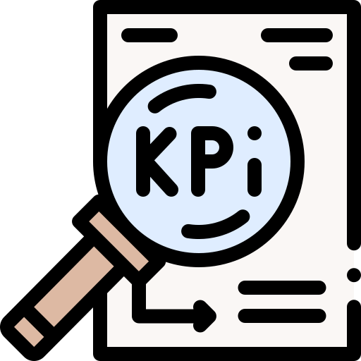 kpi Detailed Rounded Lineal color icon
