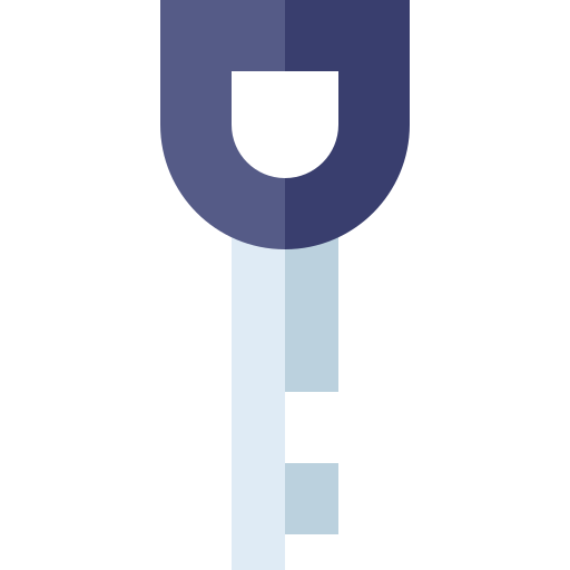 llave Basic Straight Flat icono