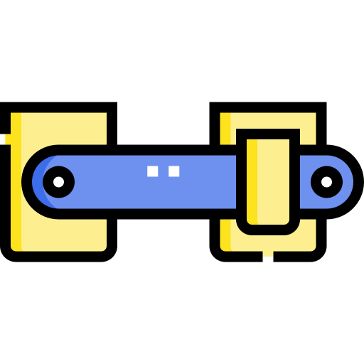 verriegeln Detailed Straight Lineal color icon