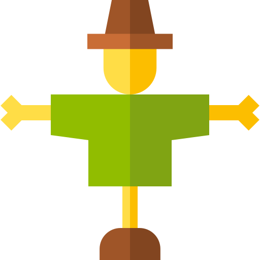 Scarecrow Basic Straight Flat icon