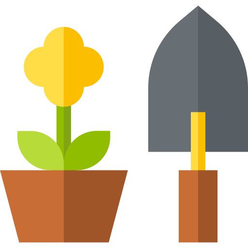Садоводство Basic Straight Flat иконка
