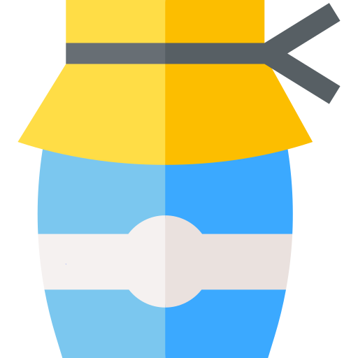 Jar Basic Straight Flat icon