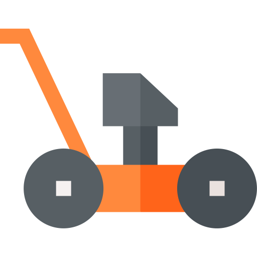 Lawnmower Basic Straight Flat icon