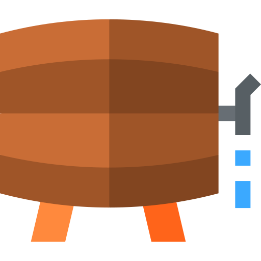 Barrel Basic Straight Flat icon