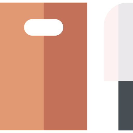 Cutting board Basic Straight Flat icon