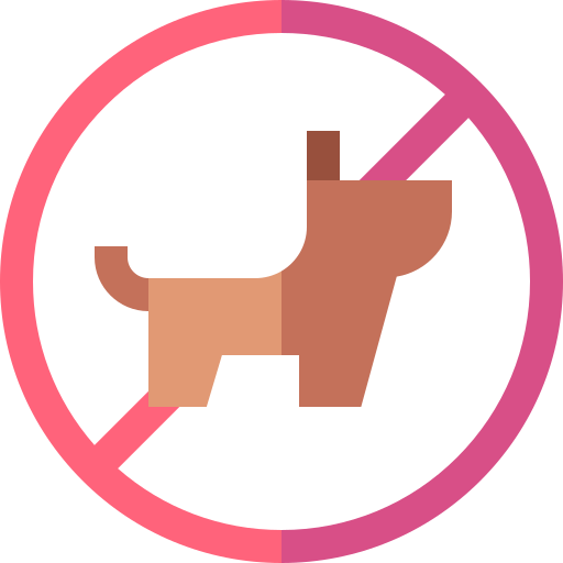 No dog Basic Straight Flat icon