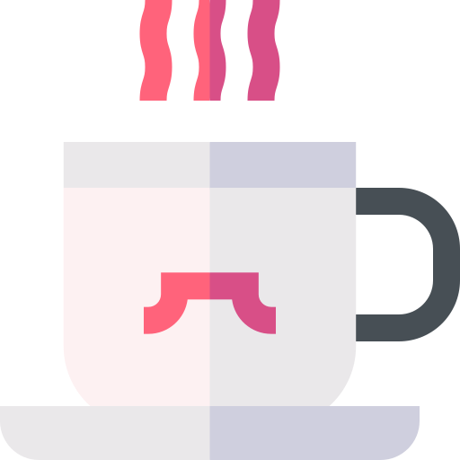 ホットコーヒー Basic Straight Flat icon