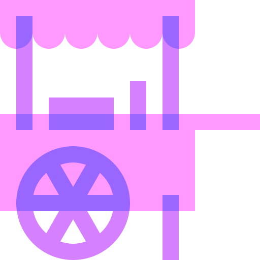 carrito de comida Basic Sheer Flat icono