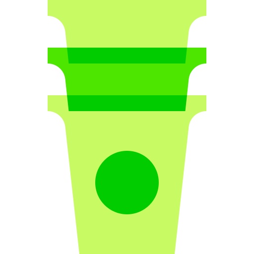 vaso de papel Basic Sheer Flat icono