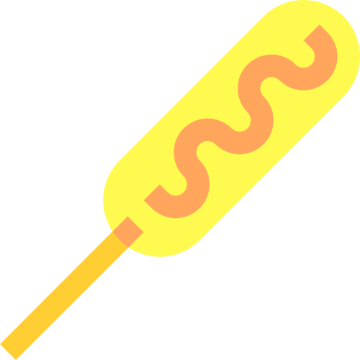 hot dog Basic Sheer Flat icono