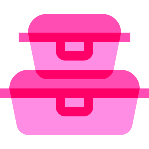 contenedor de comida Basic Sheer Flat icono