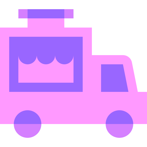 ciężarówka z żywnością Basic Sheer Flat ikona