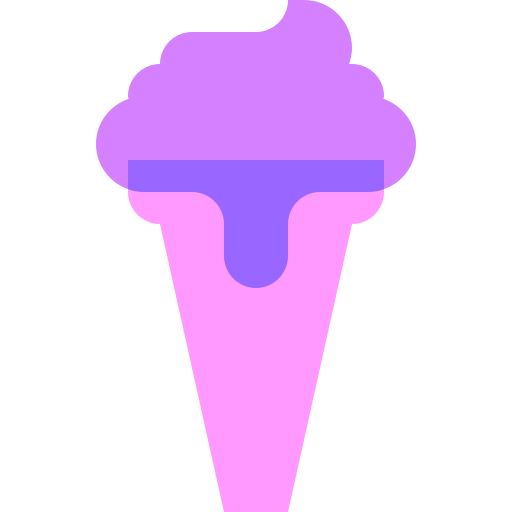 Ice cream Basic Sheer Flat icon