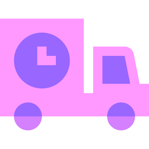 camión de reparto Basic Sheer Flat icono