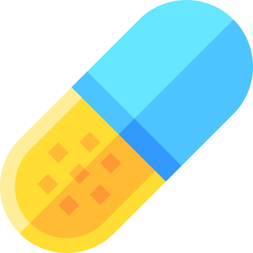 píldora Basic Straight Flat icono