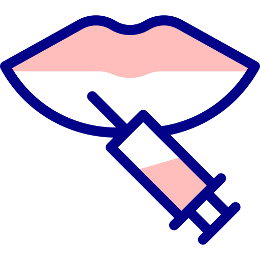 보톡스 Detailed Mixed Lineal color icon