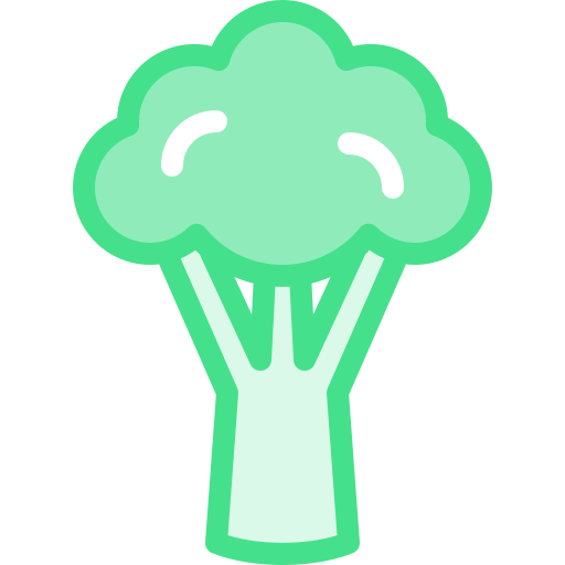 brokuły Detailed color Lineal color ikona