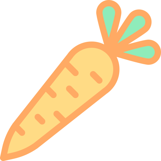 Морковь Detailed color Lineal color иконка