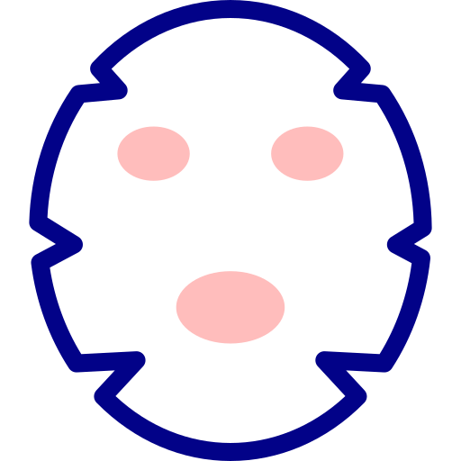 maska na twarz Detailed Mixed Lineal color ikona
