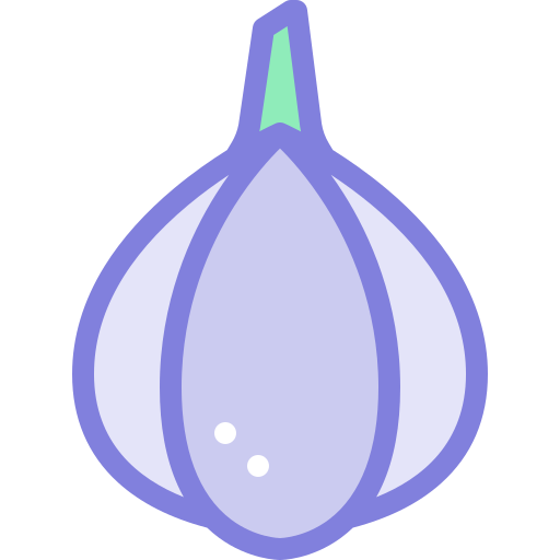 Garlic Detailed color Lineal color icon