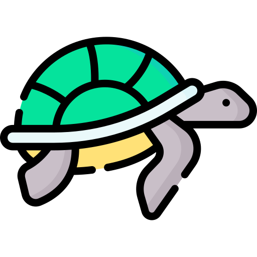 zeeschildpad Special Lineal color icoon