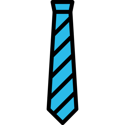 gravata Darius Dan Lineal Color Ícone