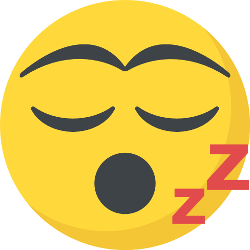 Sleeping Flat Color Flat icon