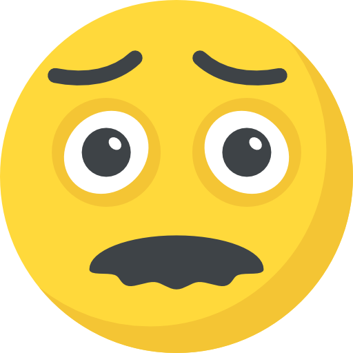 triste Flat Color Flat icono