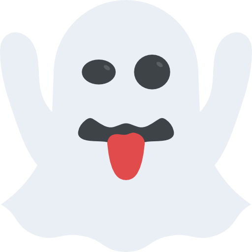 fantasma Flat Color Flat icono