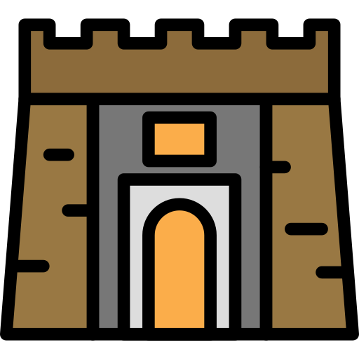 Castle Darius Dan Lineal Color icon